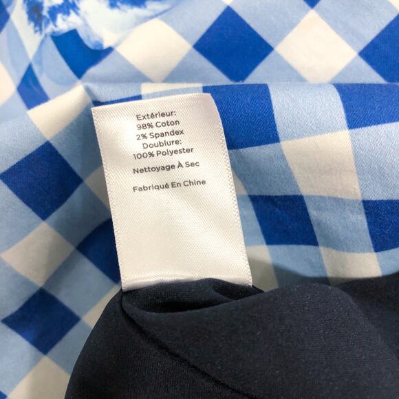 Talbots Fit and Flare Blue Dress - Picture 11 of 13